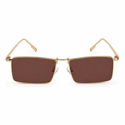 Aujla Sunglasses Gold Brown