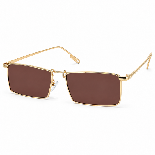 Aujla Sunglasses Gold Brown