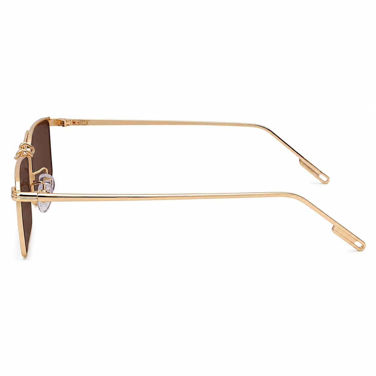Aujla Sunglasses Gold Brown